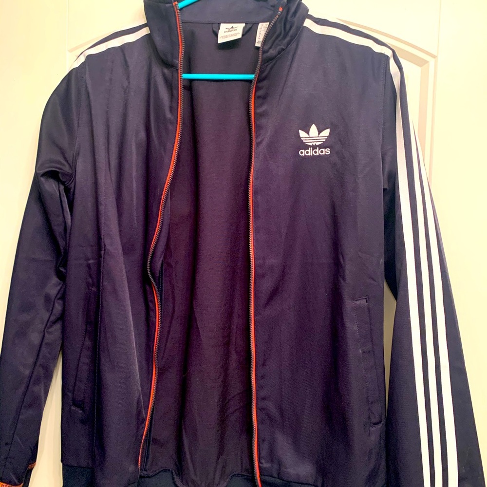 ADIDAS TRACK JACKET NAVY